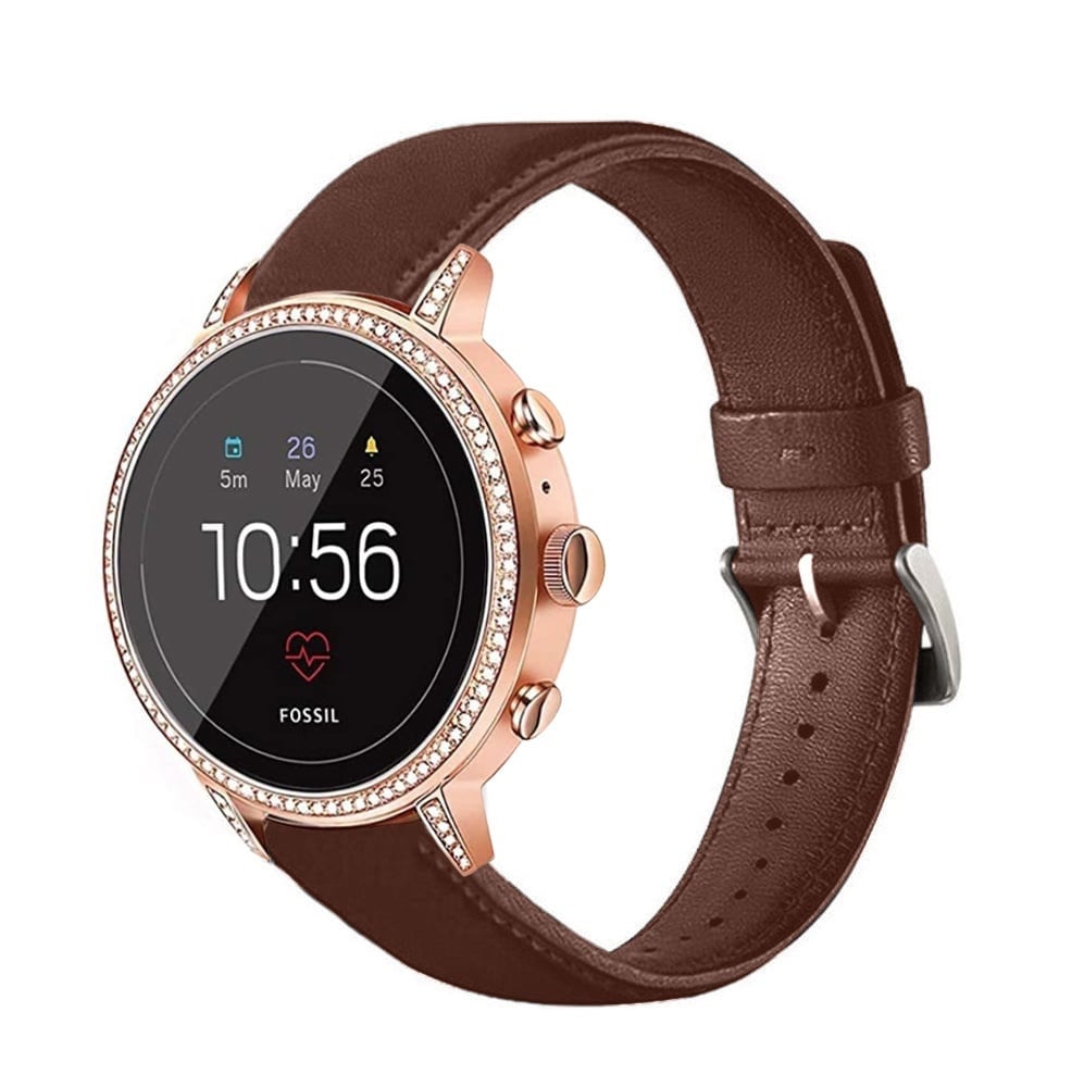 Huawei Watch GT 5 Pro - 42mm Lederarmband (Rot/Braun)