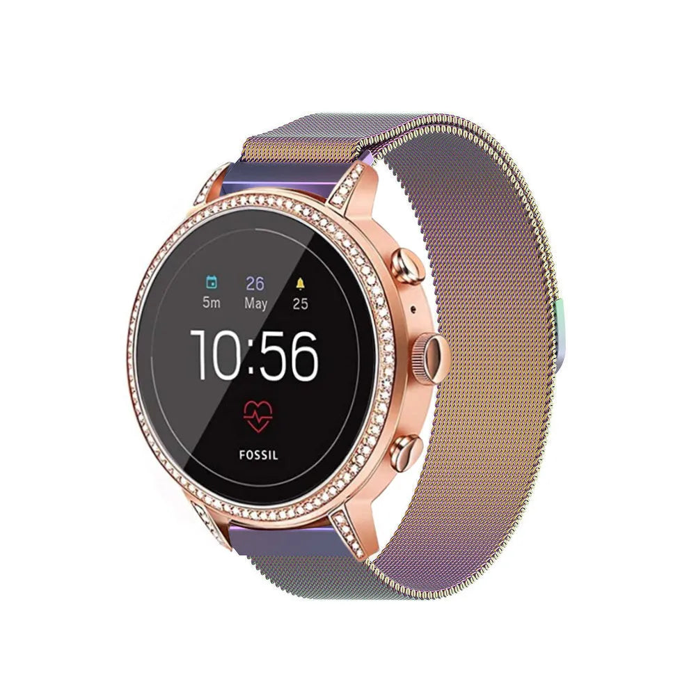 Fossil Gen 4 Venture (HR) Milanese Strap (Rainbow)