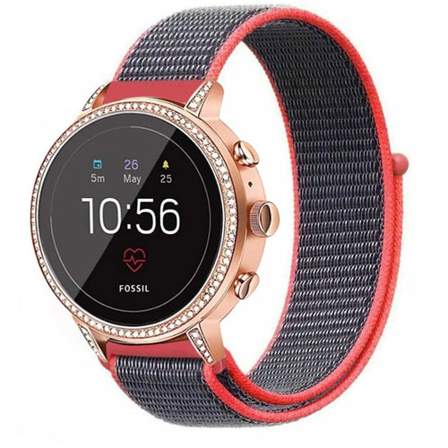 Nylon Strap, on a watch, 3/4 front view