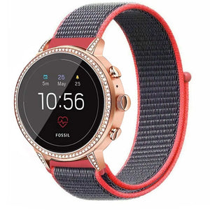 Fossil Gen 4 Venture (HR) Nylonarmband (Koralle)