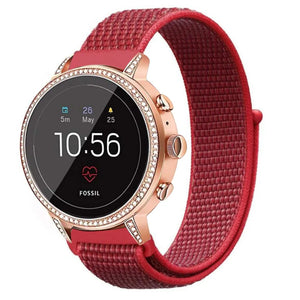 Fossil Gen 4 Venture (HR) Nylonarmband (Rot)