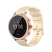 Fossil Gen 5e - 42mm Silikonarmband (Beige)