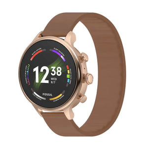 fossil-gen-6-42mm-elastisch-bandje-bruin