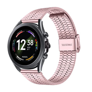 fossil-gen-6-44mm-roestvrij-stalen-band-roze