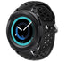 Samsung Gear Sport Silikonarmband mit Löchern (Schwarz)