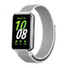 Samsung Galaxy Fit 3 Nylonarmband (Weiß-Grau)