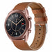 Samsung Galaxy Watch 3 41mm Lederarmband (glattes Braun)