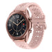 Samsung Galaxy Watch 3 41mm Silikonarmband mit Muster (Rosa)