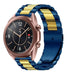 Samsung Galaxy Watch 3 41mm Stahlarmband (Blau/Gold)