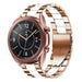 Samsung Galaxy Watch 3 41mm Stahlarmband (Roségold/Weiß)