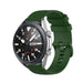 Samsung Galaxy Watch 3 45mm Luxus Silikonarmband (Armeegrün)
