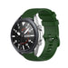 Samsung Galaxy Watch 3 45mm Luxus Silikonarmband (Armeegrün)
