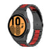 Samsung Galaxy Watch 4 - 40mm Stahlgliederband (Schwarz/Rot)
