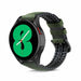 Samsung Galaxy Watch 4 40mm Silikon-Lederarmband (Grün)
