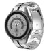 Samsung Galaxy Watch 5 Pro Steel Iron Strap (Silver/Black)