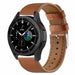 Samsung Galaxy Watch 4 Classic 42mm Lederarmband (glattes Braun)