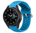 Samsung Galaxy Watch 4 Classic 42mm Silikonarmband mit Löchern (Hellblau)