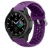 Samsung Galaxy Watch 4 Classic 42mm Silikonarmband mit Löchern (Lila)