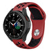 Samsung Galaxy Watch 4 Classic 42mm Sportarmband (Rot/Schwarz)