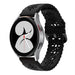 Samsung Galaxy Watch 4 40mm Patterned Silicone Strap (Black)