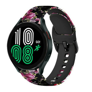 galaxy-watch-4-silikonarmband-blumen