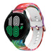 Samsung Galaxy Watch 4 40mm Buntes Silikonarmband