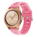 Samsung Galaxy Watch 42mm Silicone Strap Patterned (Bright Pink)