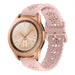 Samsung Galaxy Watch 42mm Silikonarmband mit Muster (Rosa)