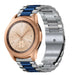 Samsung Galaxy Watch 42mm Stahlarmband (Silber/Blau)