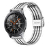 Samsung Galaxy Watch 46mm Fine Steel Strap (Silver/Black)