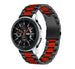Samsung Galaxy Watch 46mm Gliederarmband (Schwarz / Rot)
