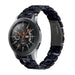 Samsung Galaxy Watch 46mm Resinarmband (Schwarz/Weiß)