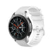 Samsung Galaxy Watch 46mm Premium Silikonarmband (Weiß)