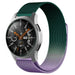 Samsung Galaxy Watch 46mm Milanese-Armband (Lila/Grün)