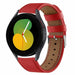 Samsung Galaxy Watch 5 40mm Lederarmband (Rot)