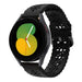 Samsung Galaxy Watch 5 40mm Silikonarmband mit Muster (Schwarz)