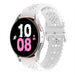 Samsung Galaxy Watch 5 44mm Silikonarmband mit Muster (Weiß)
