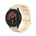 Samsung Galaxy Watch 5 Pro Luxus-Silikonarmband (Beige)