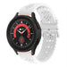 Samsung Galaxy Watch 5 Pro Silikonarmband mit Muster (Weiß)