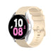 Samsung Galaxy Watch 5 - 44mm Luxus-Silikonarmband (Beige)