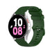 Samsung Galaxy Watch 5 - 44mm Luxus-Silikonarmband (Armeegrün)