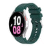 Samsung Galaxy Watch 5 - 44mm Silikonarmband (Dunkelgrün)