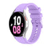 Samsung Galaxy Watch 5 44mm Silikonarmband Perfect Fit (Flieder)