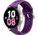 Samsung Galaxy Watch 5 - 44mm Silikonarmband mit Löchern (Lila)