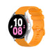 Samsung Galaxy Watch 5 - 44mm Luxus-Silikonarmband (Orange)
