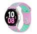 Samsung Galaxy Watch 5 - 44mm Sportarmband (Rosa/Aqua)