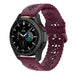 Samsung Galaxy Watch 4 Classic 42mm Patterned Silicone Strap (Burgundy Red)