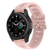 Samsung Galaxy Watch 4 Classic 42mm Silikonarmband mit Muster (Pink)
