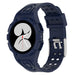 Samsung Galaxy Watch 4 44mm Silicone Strap with Frame (Dark Blue)