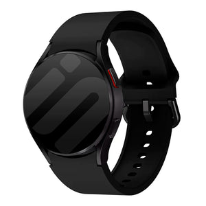 galaxy watch silicone band black